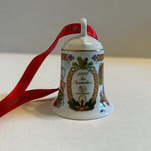 2007 Hutschenreuther Porcelain Christmas Bell Ornament